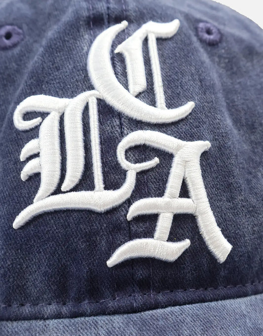 CLA Embroidered Cap in Washed Navy