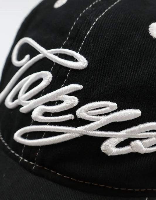 Tokyo Script Cap in Black